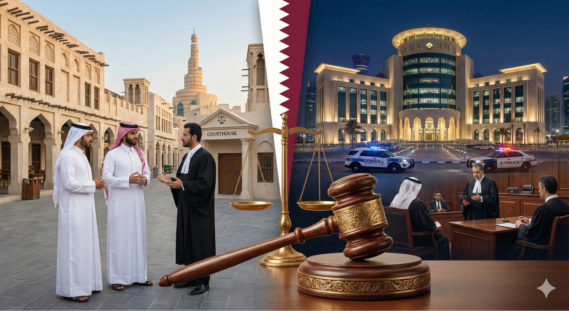 الفرق بين الجريمة الجنائية والجنحة في قطر فهم قانوني واضح لحقوقك والتزاماتك