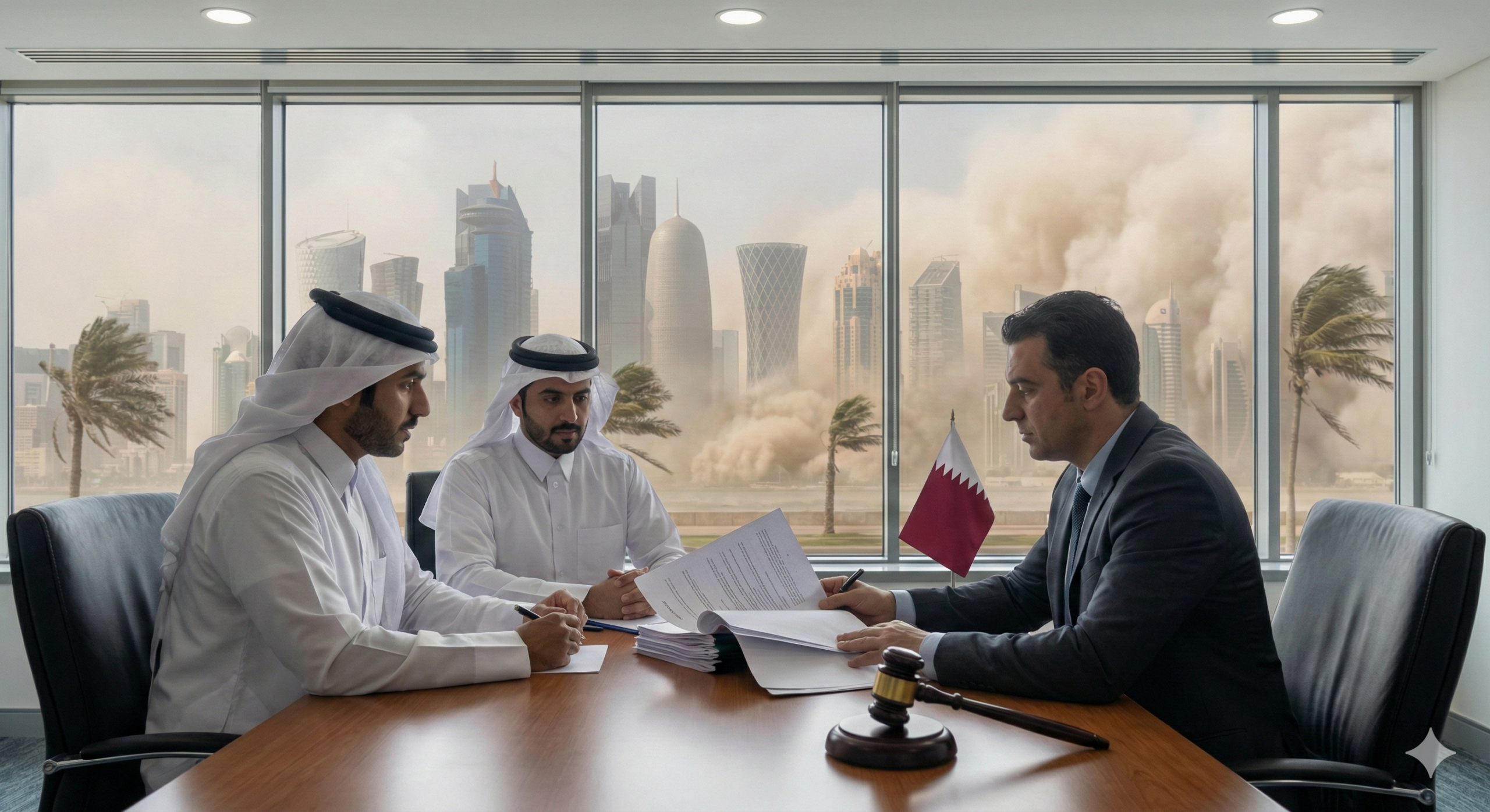 القوة القاهرة وأثرها على العقود في قطر متى تُعفي من المسؤولية؟