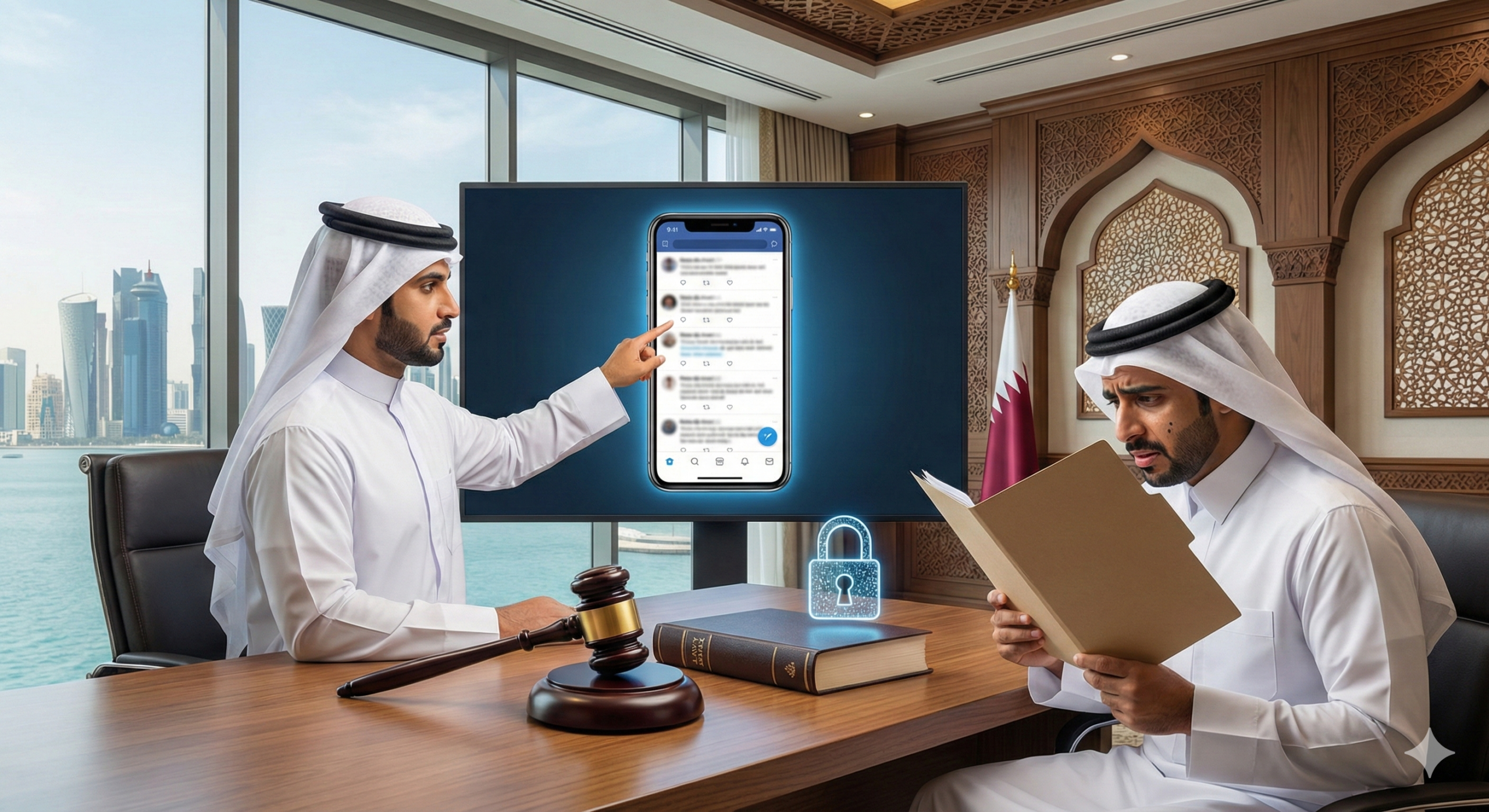 جريمة التشهير الإلكتروني في قطر