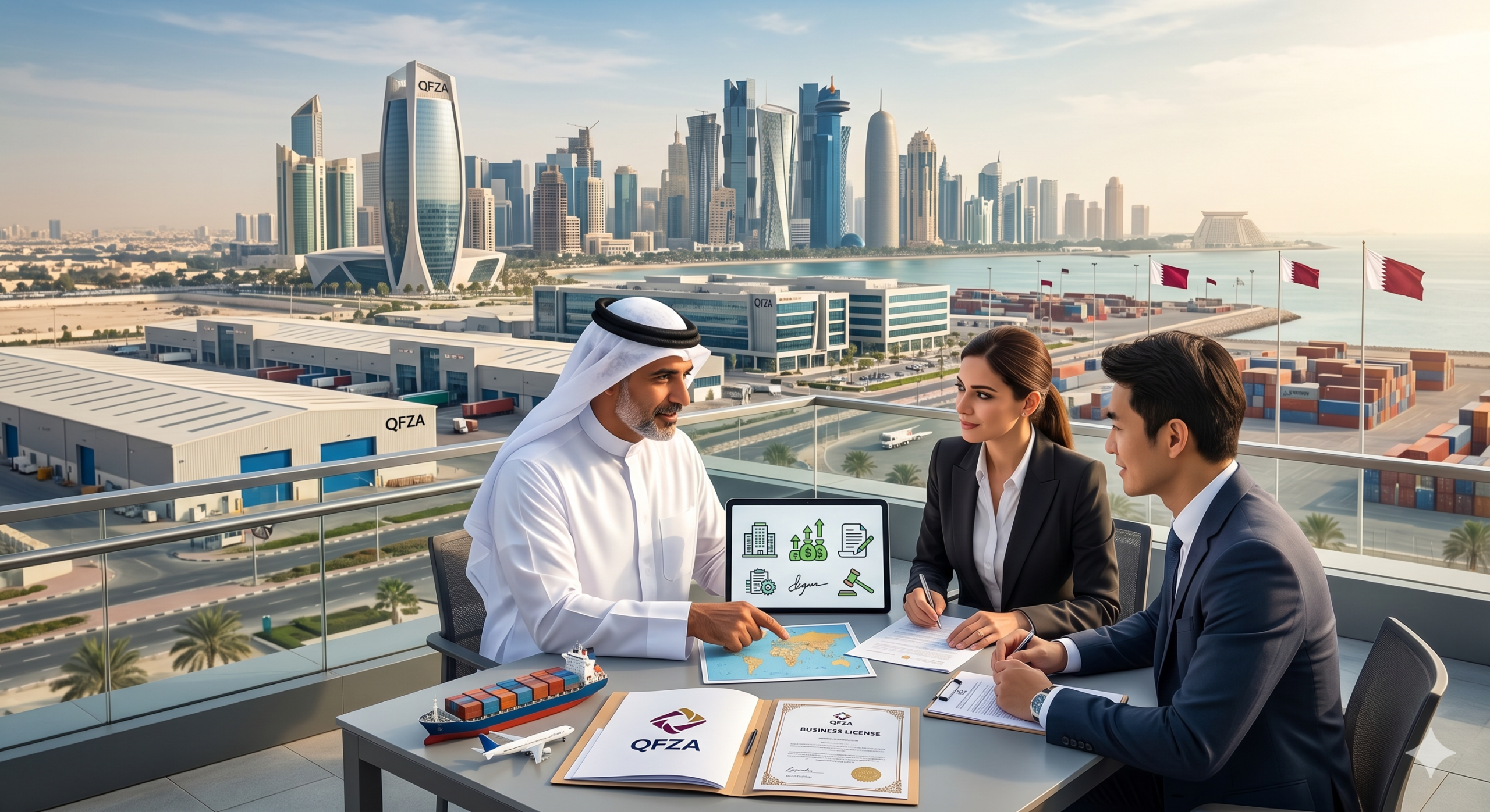 المناطق الحرة في قطر النظام القانوني، الحوافز الاستثمارية، وإجراءات تأسيس الشركات في هيئة المناطق الحرة