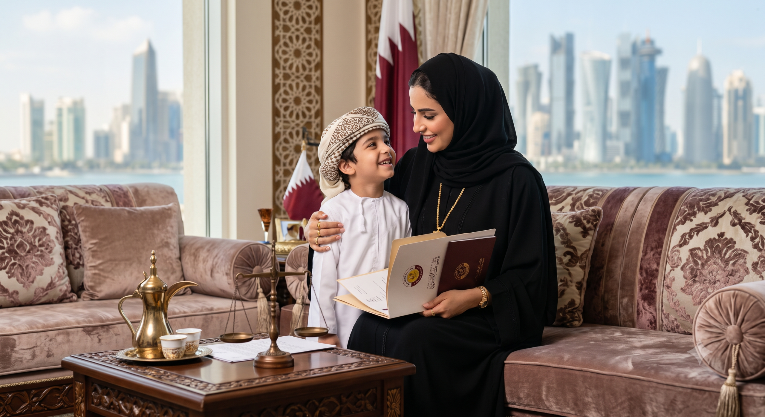حضانة الصغير في قانون الأسرة القطري شروط الحاضن إجراءات الدعوى وحالات سقوط الحق في الحضانة